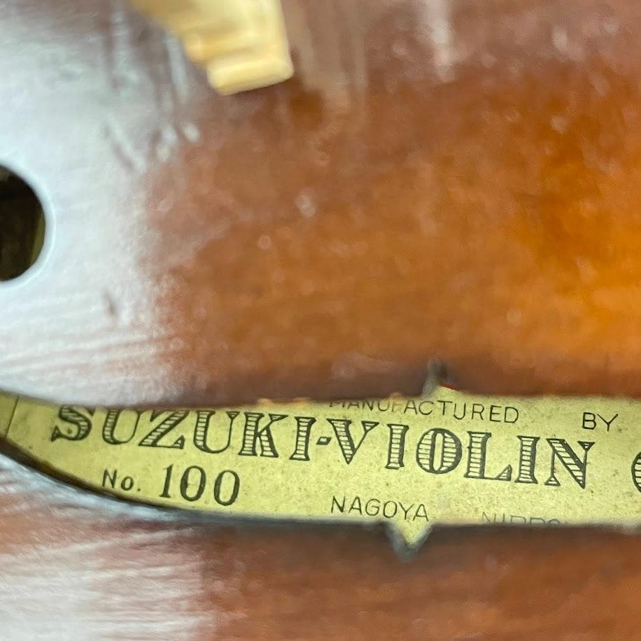 超希少●鈴木バイオリン● 日の丸ラベル No.100 4/4 Sマーク