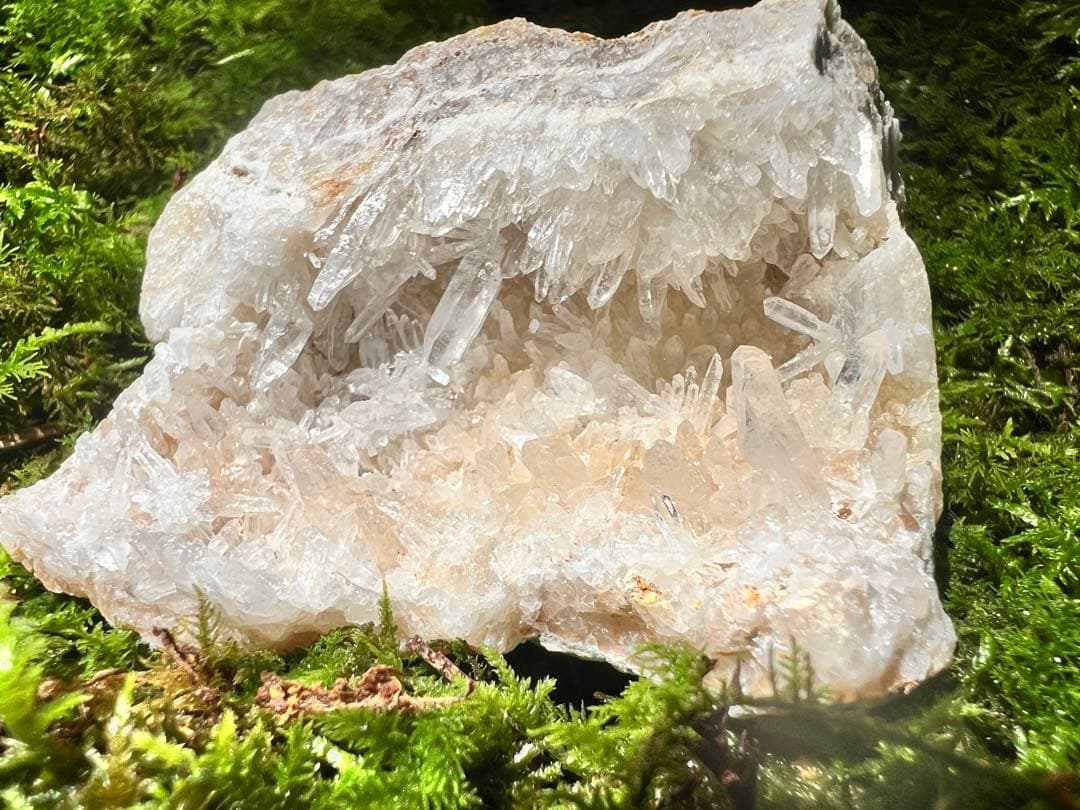 龍脈の精髄 水晶 魂を導く結晶の花 売上一部保護猫活動に使用