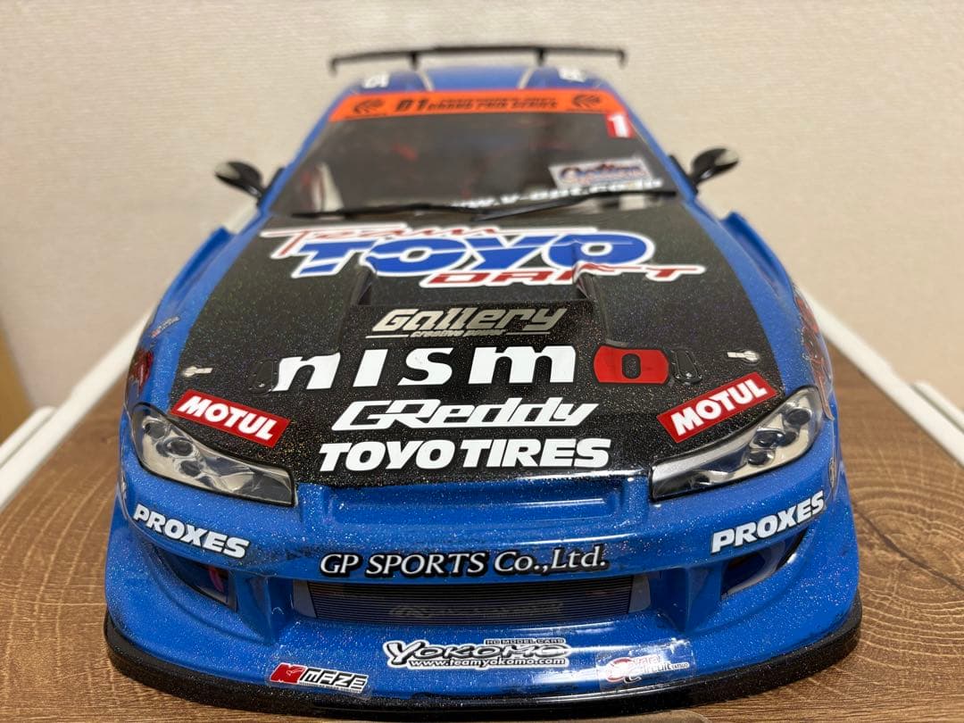 ヨコモ　シルビア s15 ラジコンボディ　ドリフト　1/10 YD-2 電飾付き