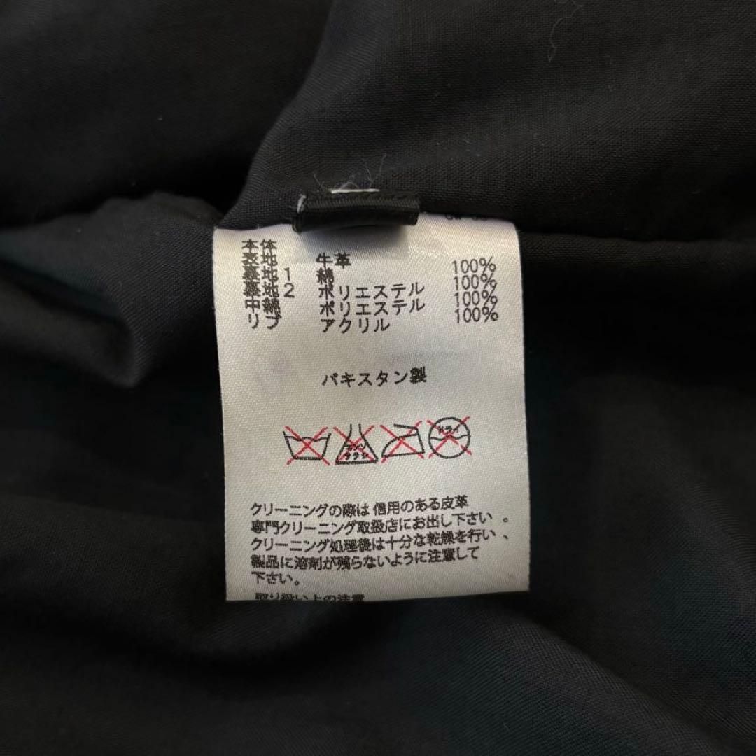 Liugoo Leathers レザージャケット ブラック L 牛革 中綿入り