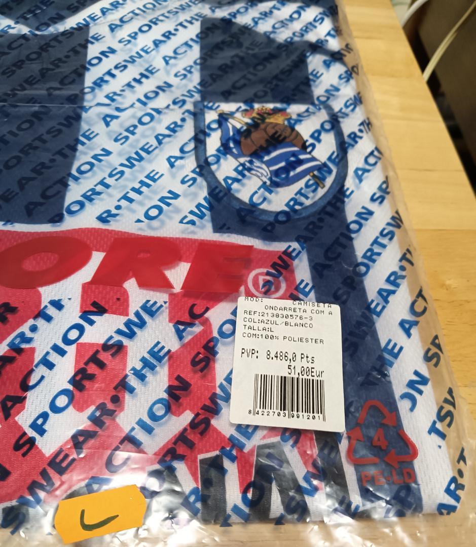 レアル・ソシエダ 2002-03ユニフォーム(H) 新品未使用