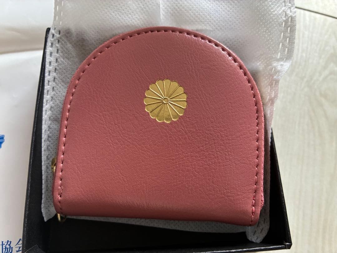 皇居財布　ケース　桜ピンク