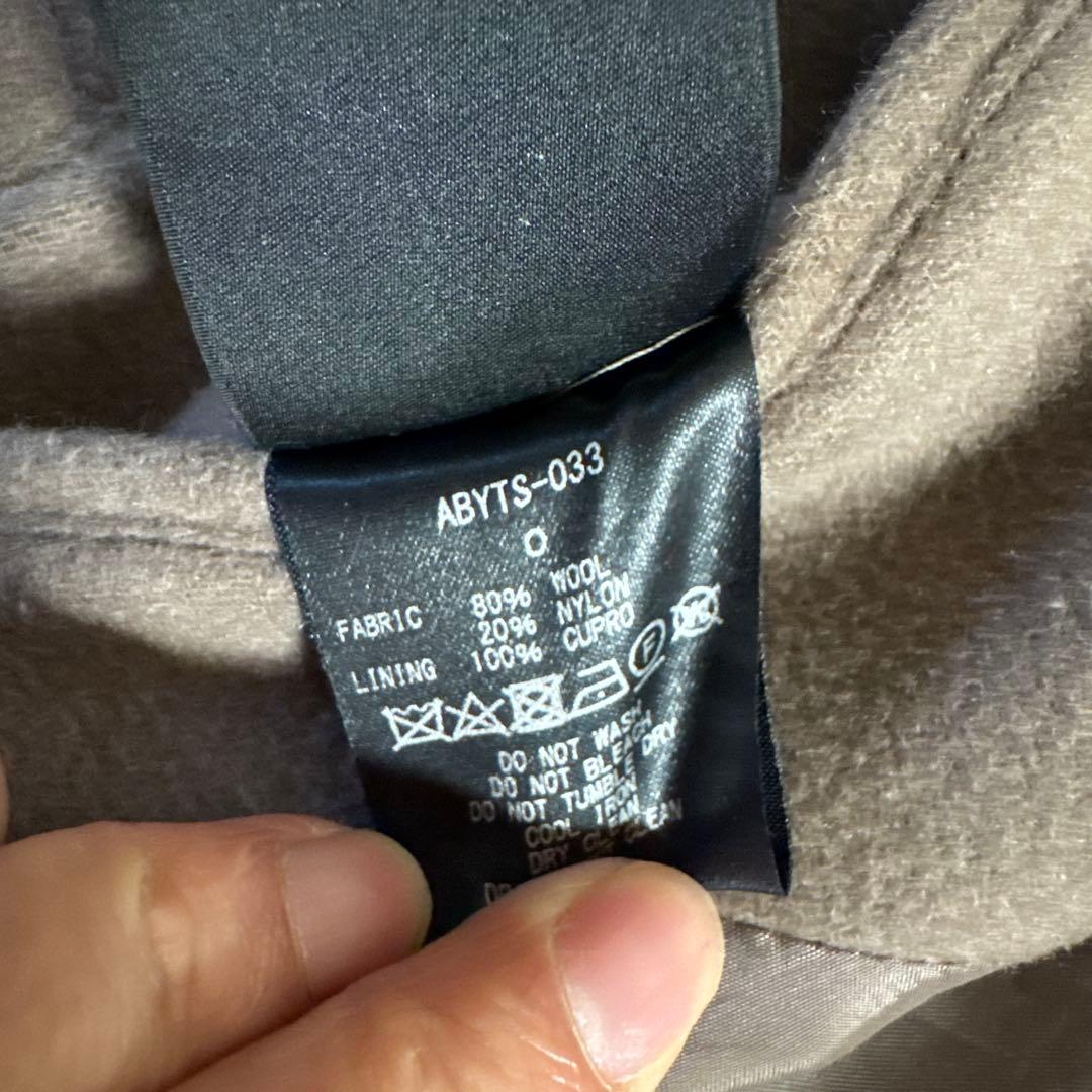ABYTS ブラウン チェスターコート