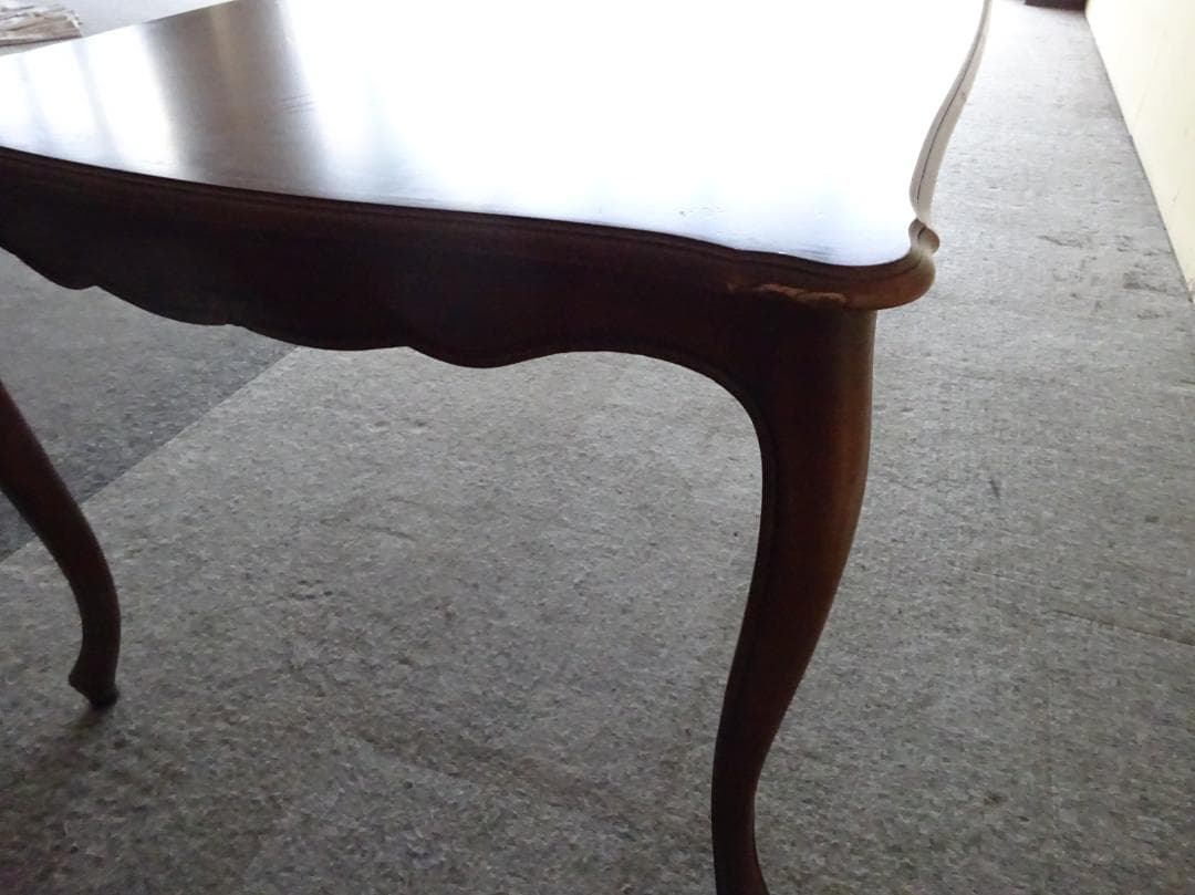 まさ　カリモク　ビンテージ　フレンチクラシック　ダイニングテーブル　ロココ