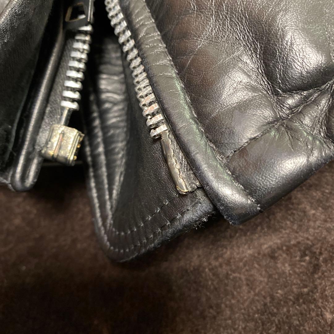 し*お様 VANSON TC レザー　ライダースジャケット　36