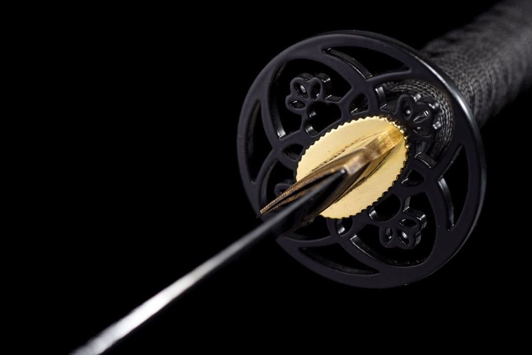 1046-武具 刀装具 日本刀　模造刀 居合刀 武士道 武蔵 鑑賞用 手鍛造打