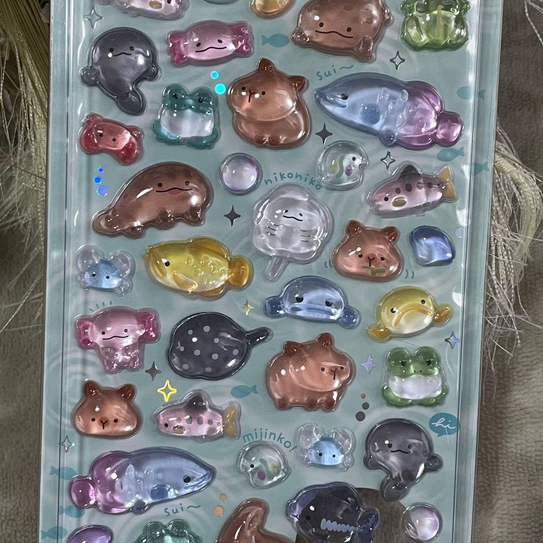 水族館限定　クーリア　正規品　ボンボンドロップシール　４枚セット ②