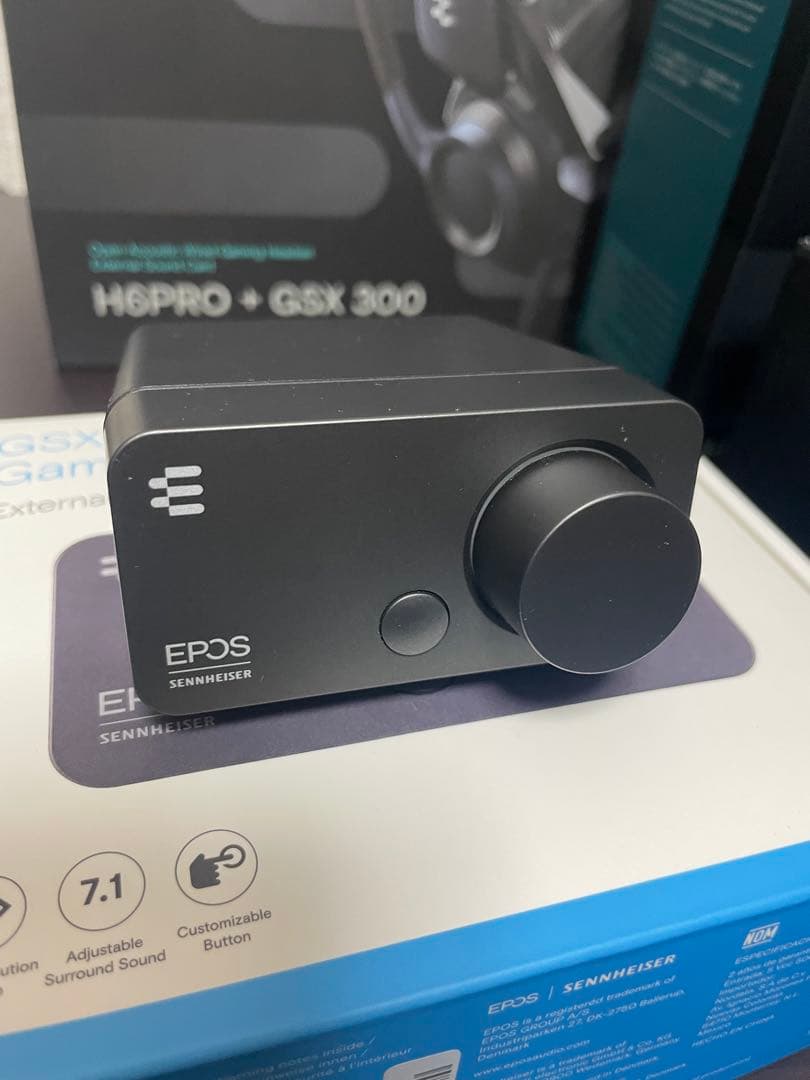 EPOS ゲーミングヘッドセット ゲーミング & PC アンプ 同梱セット