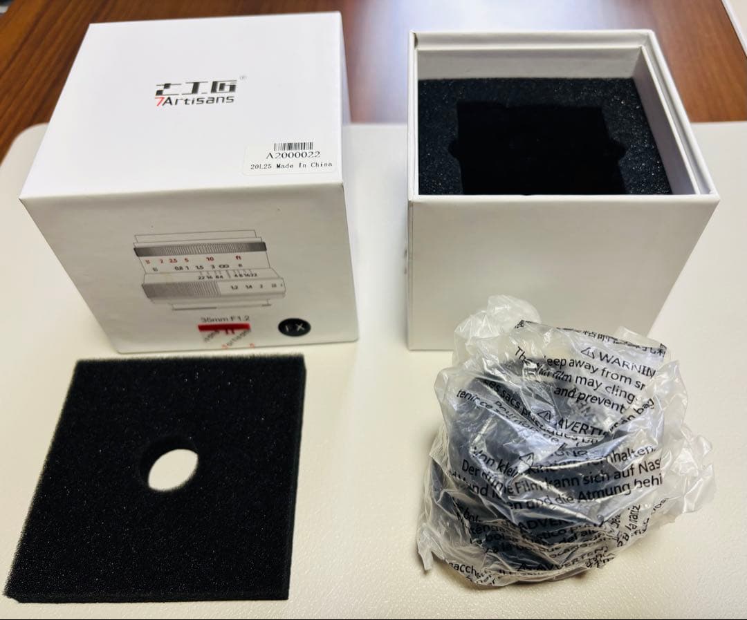 七工匠 7artisans 35mm f1.2 ブラック FXマウント