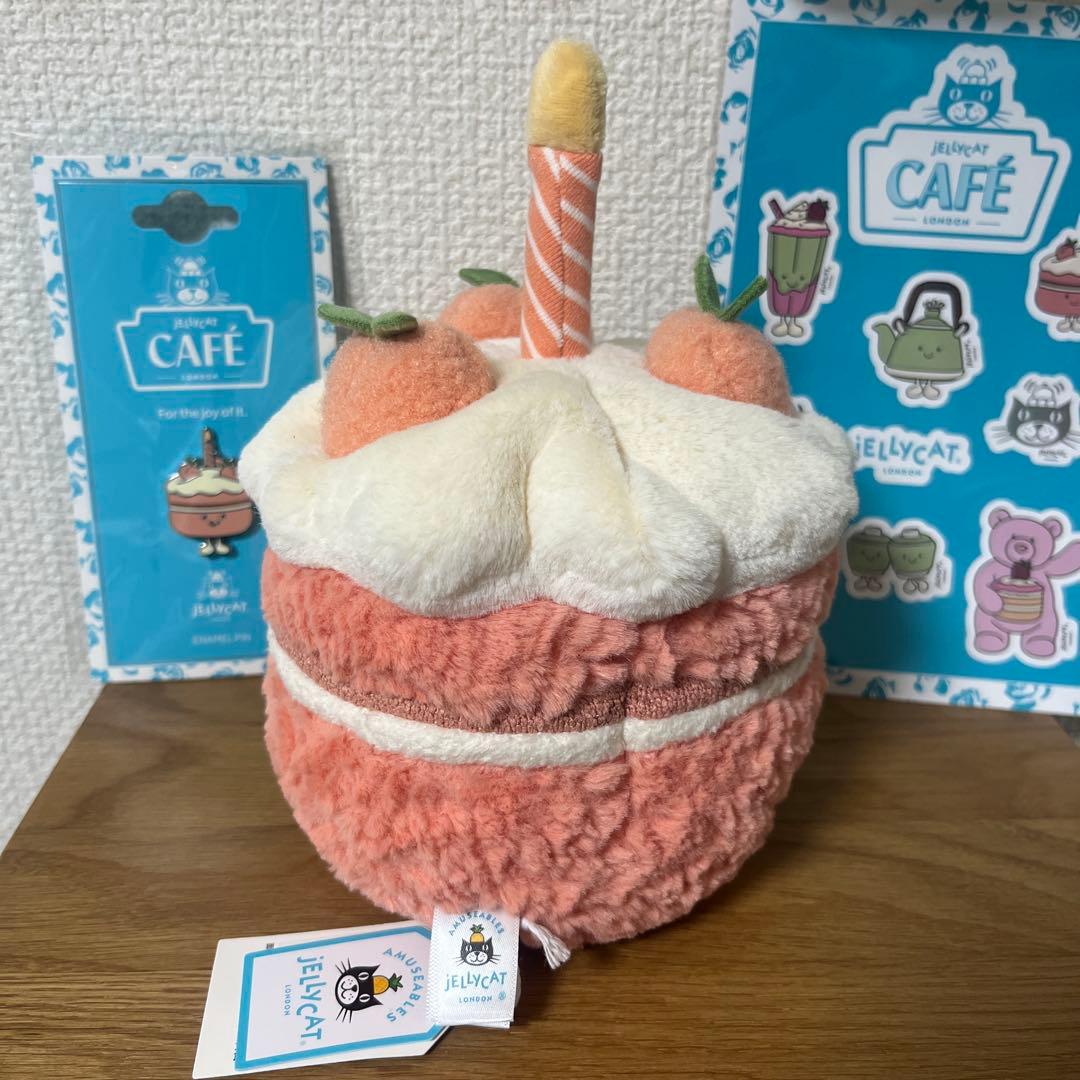  Melbie Peach Cake上海限定 ケーキ ぬいぐるみ