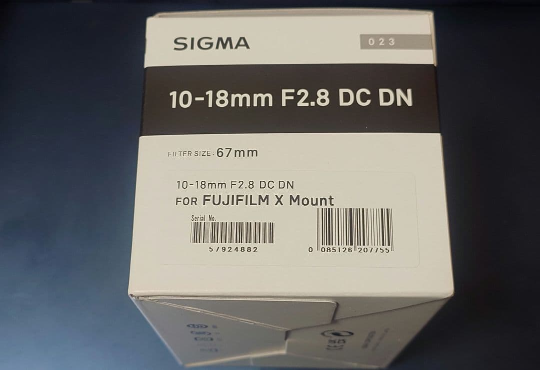 【新品未使用】SIGMA 10-18mm F2.8 DC DN