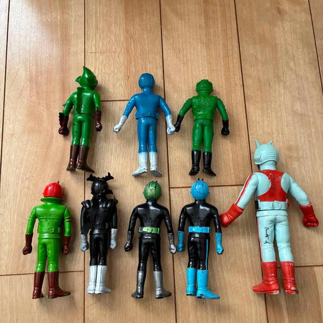 仮面ライダー　ソフビ　ポピー　8体