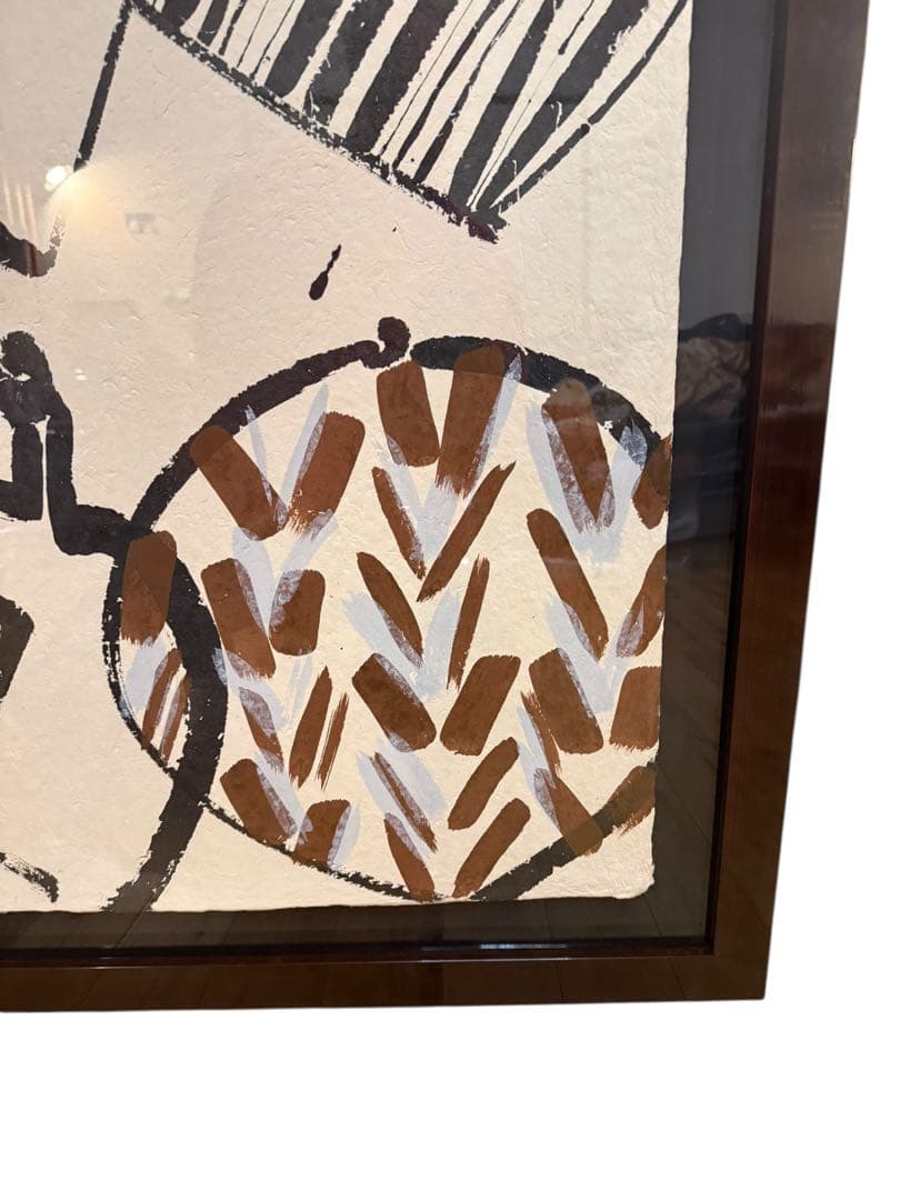 【真作】額装済 SATO ASAMI サトウアサミ ジクレー 版画 VASE 大