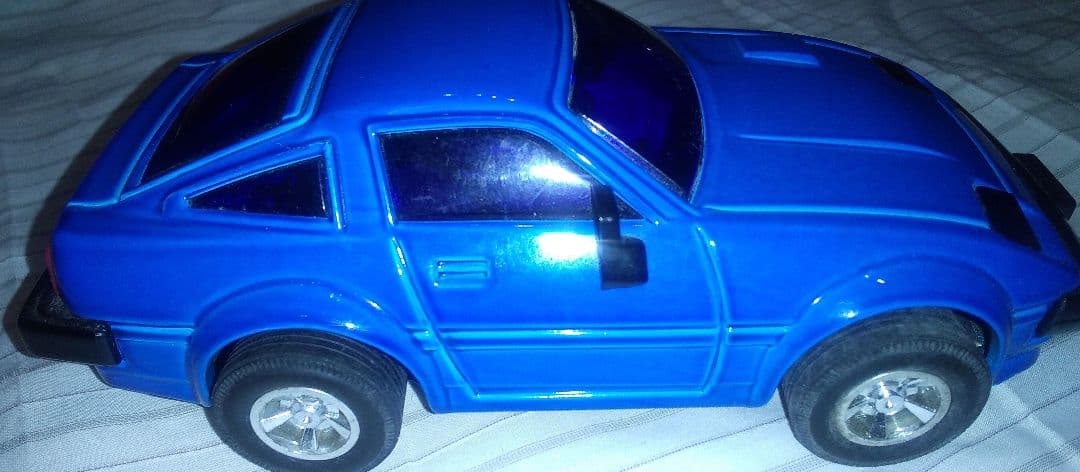 イチコー　フェアレディZ　ブリキ　青色ブルー　超希少色　中古　レトロ