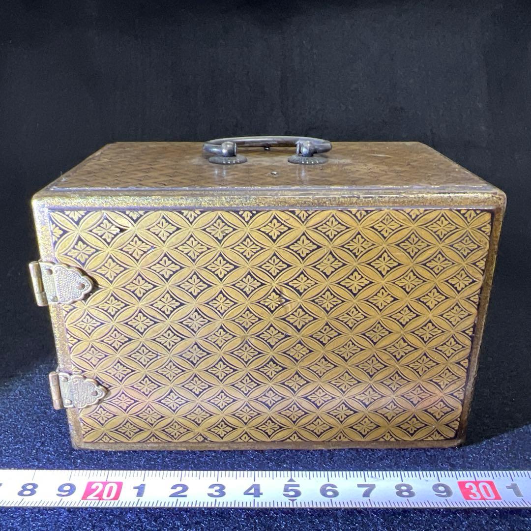 極上蒔絵小箪笥　木箱付　最大長さ約12㎝　東Y8-0105☆2Fチヒエ