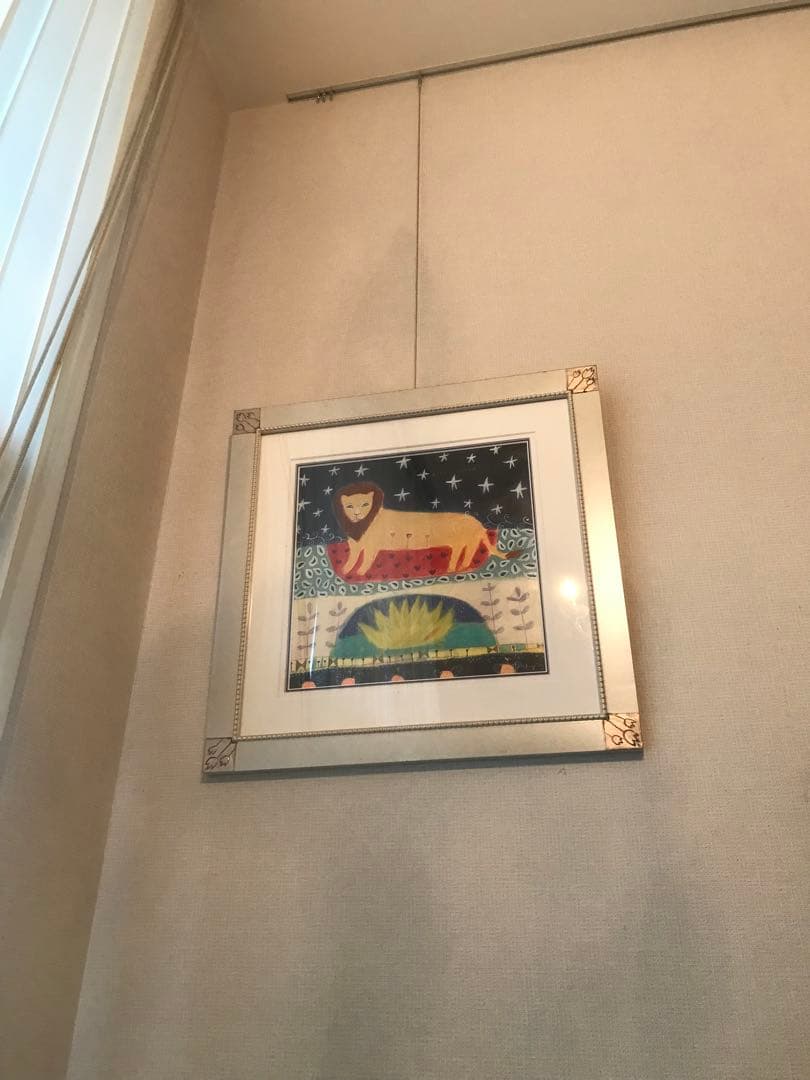 カレンホイプティング　貴重な原画　ライオン