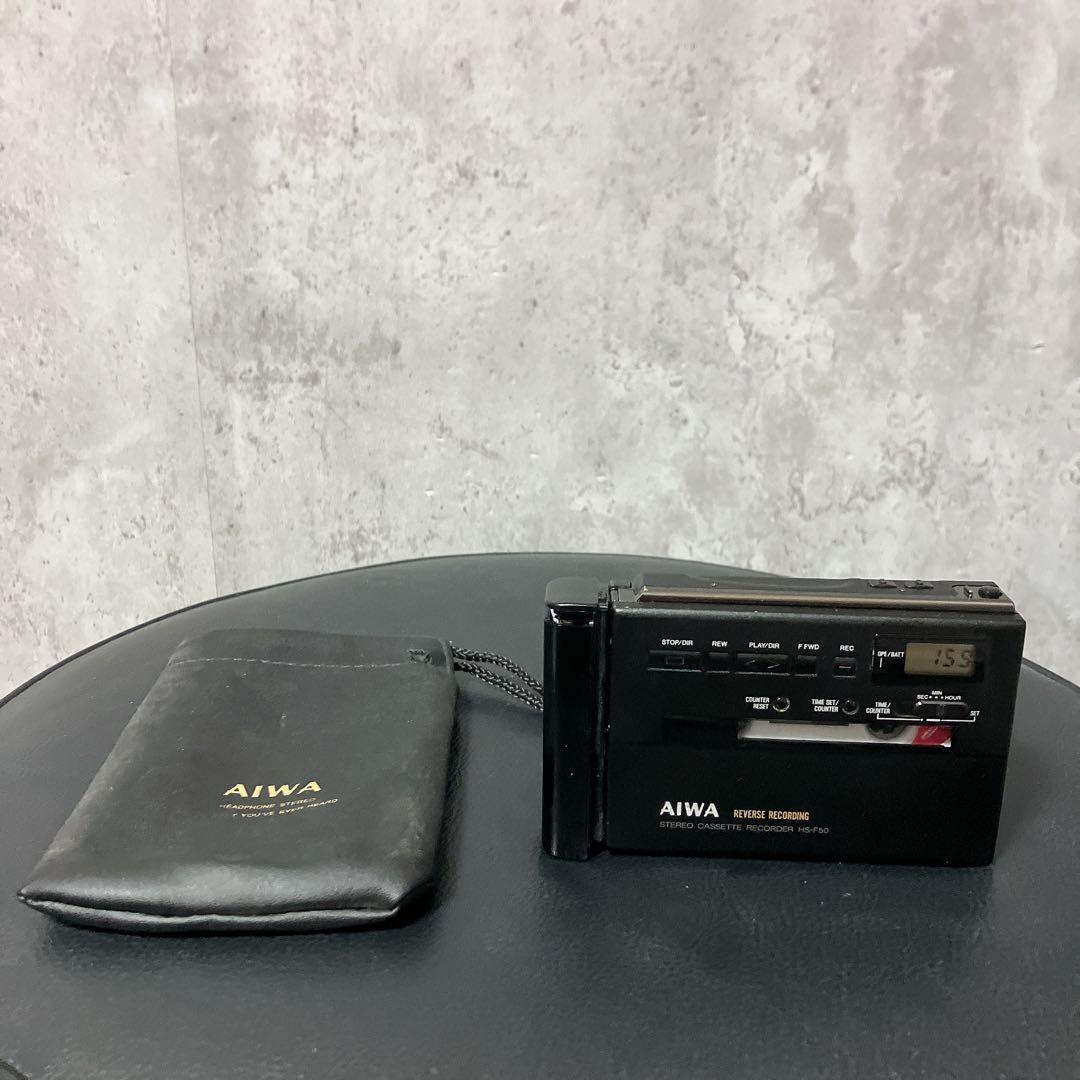 【希少】AIWA アイワ　カセットプレーヤー　HS−F50