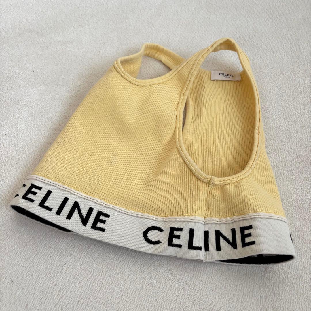【人気カラー】CELINE セリーヌ タンクトップ XS 夏秋コーデに活躍！