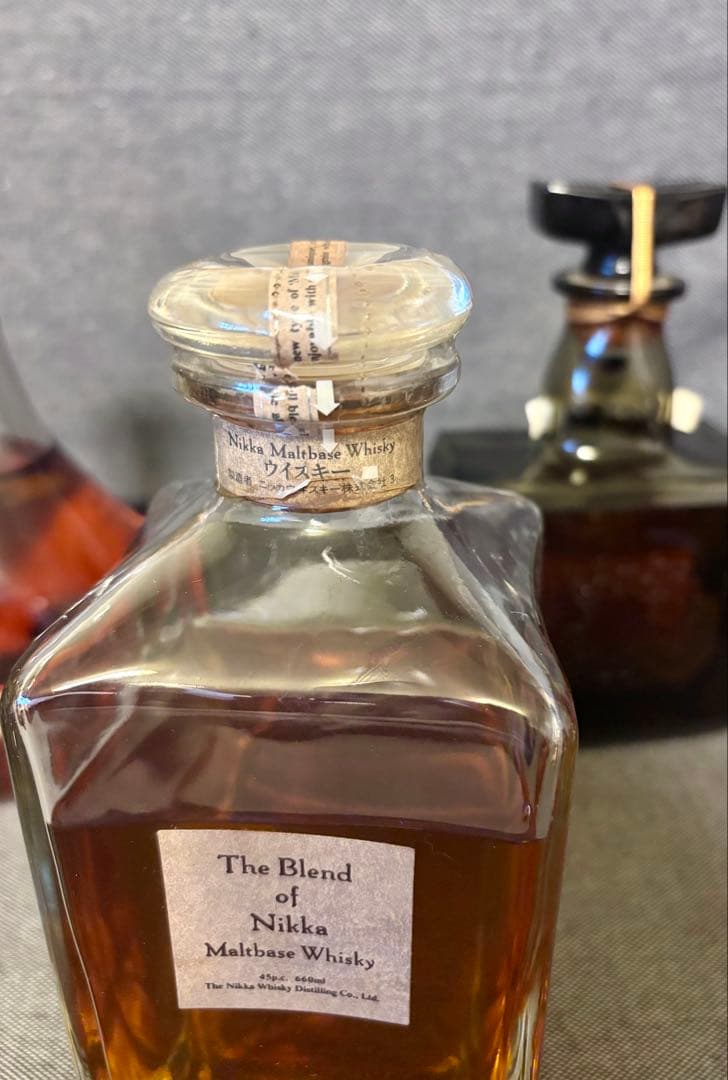 ブレンドオブニッカなど　国産ウイスキー古酒　3本セット　未開封