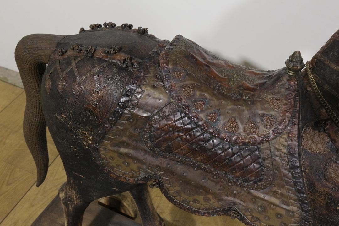 馬の彫刻★木製★アンティーク★