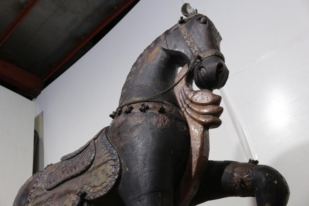 馬の彫刻★木製★アンティーク★