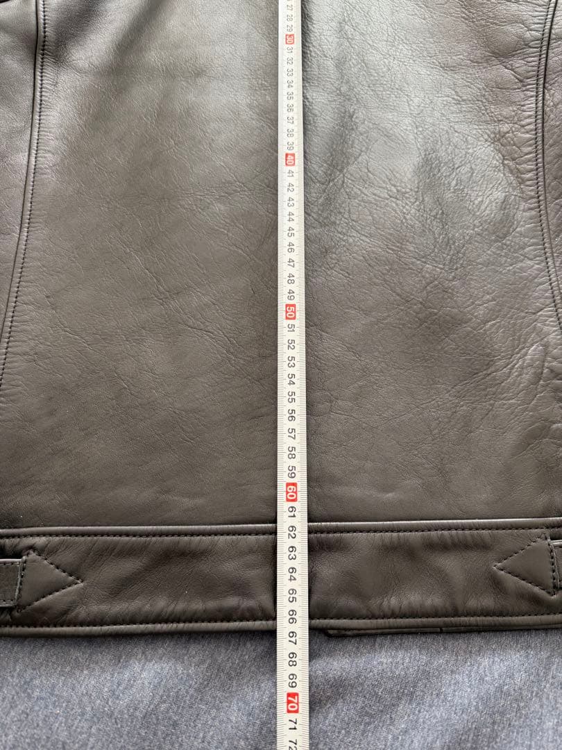 ディールデザイン レザー シングルライダースジャケット