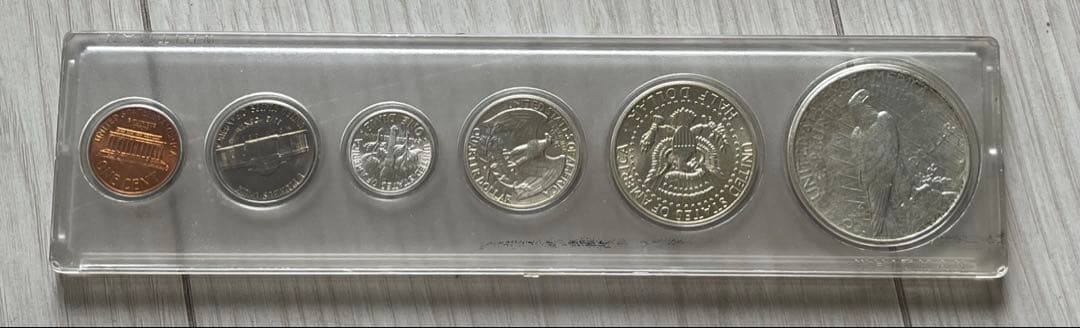 1922年旧貨幣アメリカ　モルガンダラー セット 6枚ケース入り