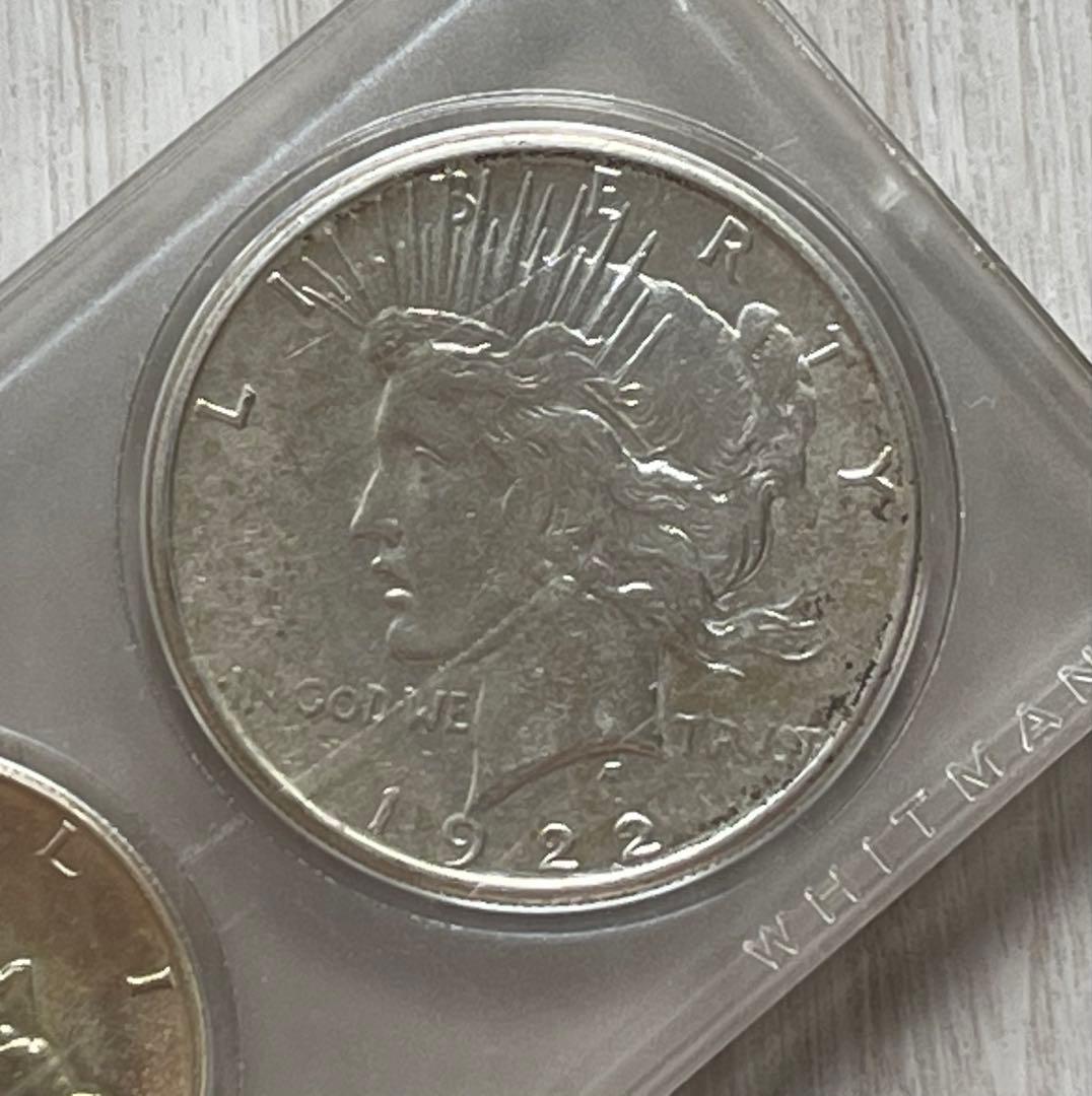 1922年旧貨幣アメリカ　モルガンダラー セット 6枚ケース入り