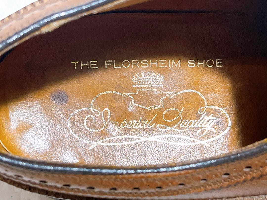 【美品】FLORSHEIM IMPERIAL 70's ヴィンテージ US8.5