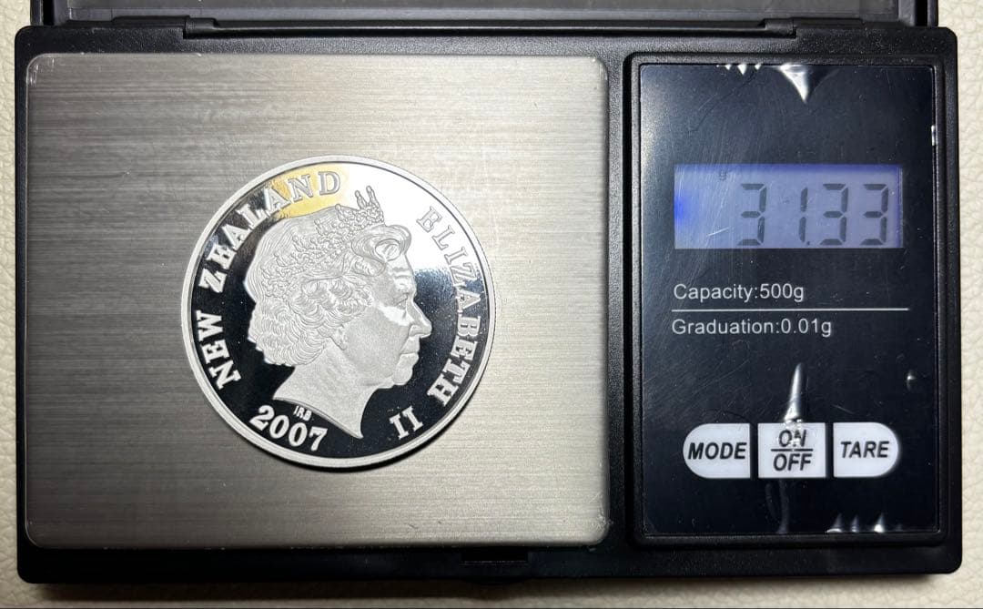 ニュージーランド 2007年 Aoraki/Mount Cook 銀貨