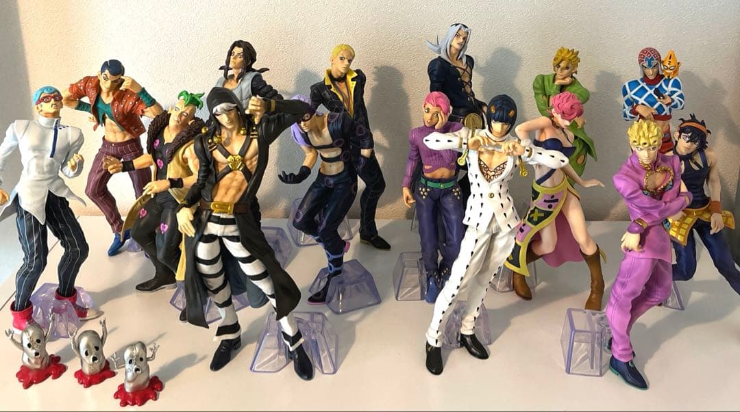 一番くじジョジョの奇妙な冒険　GOLDEN WIND フィギュアコンプセット