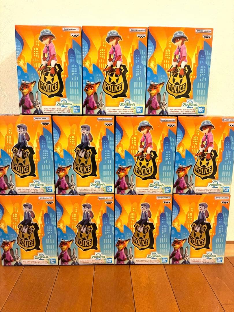 モニタートップフィギュア Zootopia2 ニック・ワイルドジュディ・ホップス