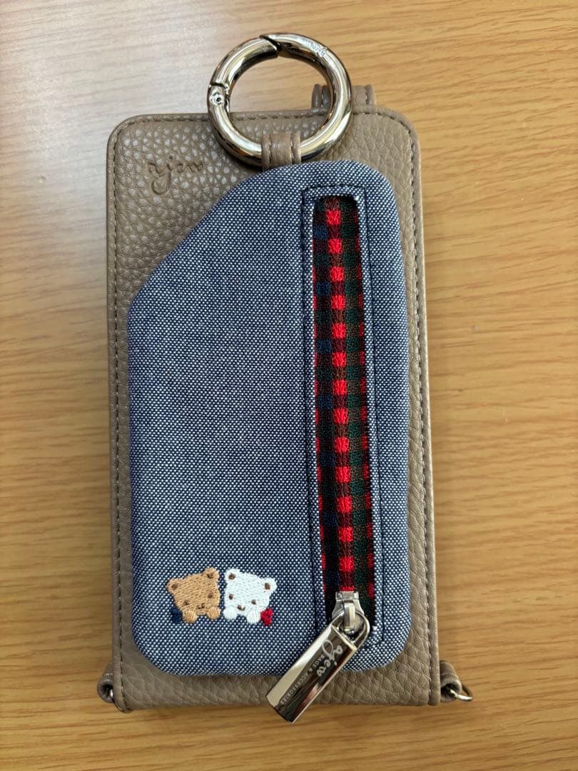 ファミリア　エジュー　スマホ　マルチケース　Mサイズ