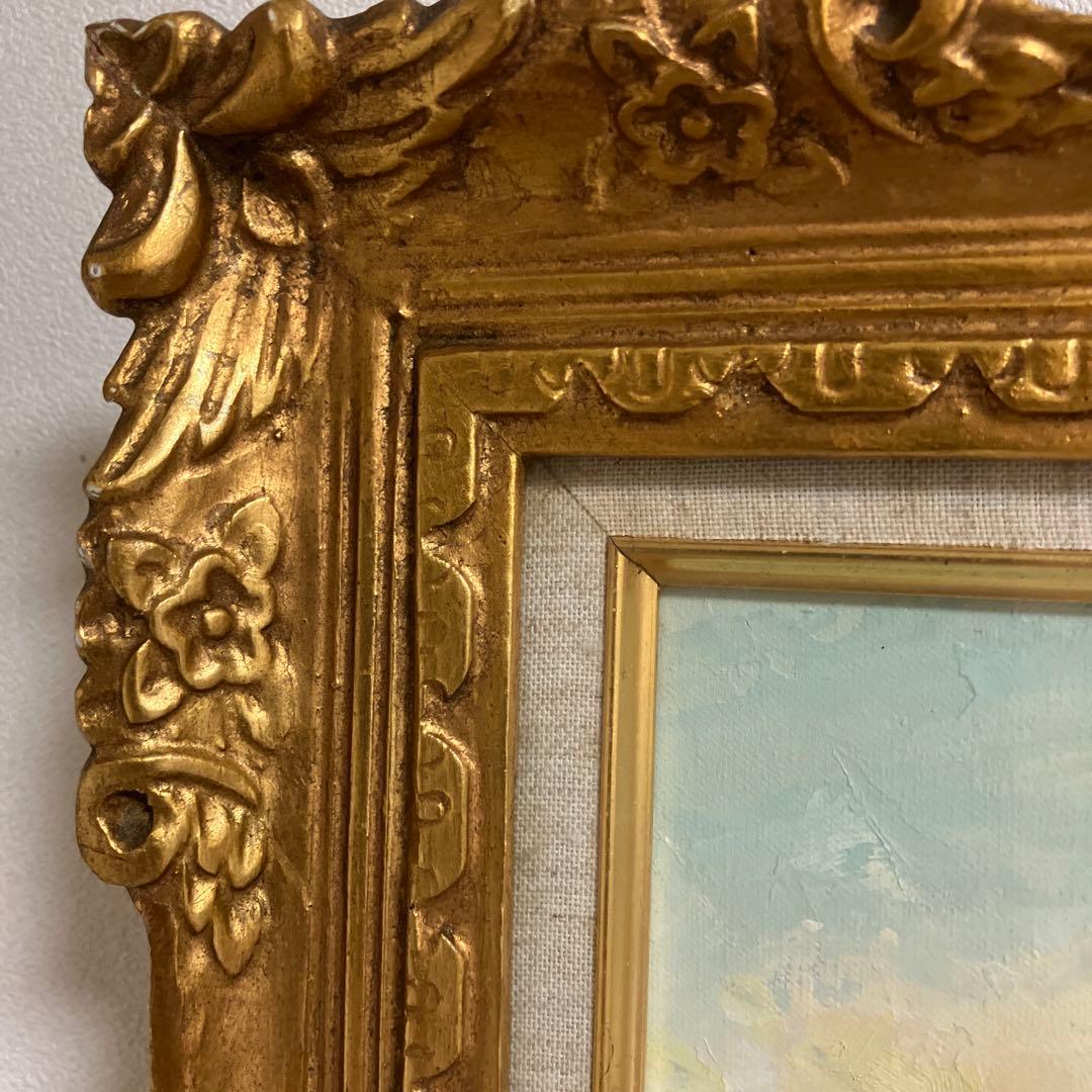 アンドレプティ油彩画 風景画5Ｆサイン入り