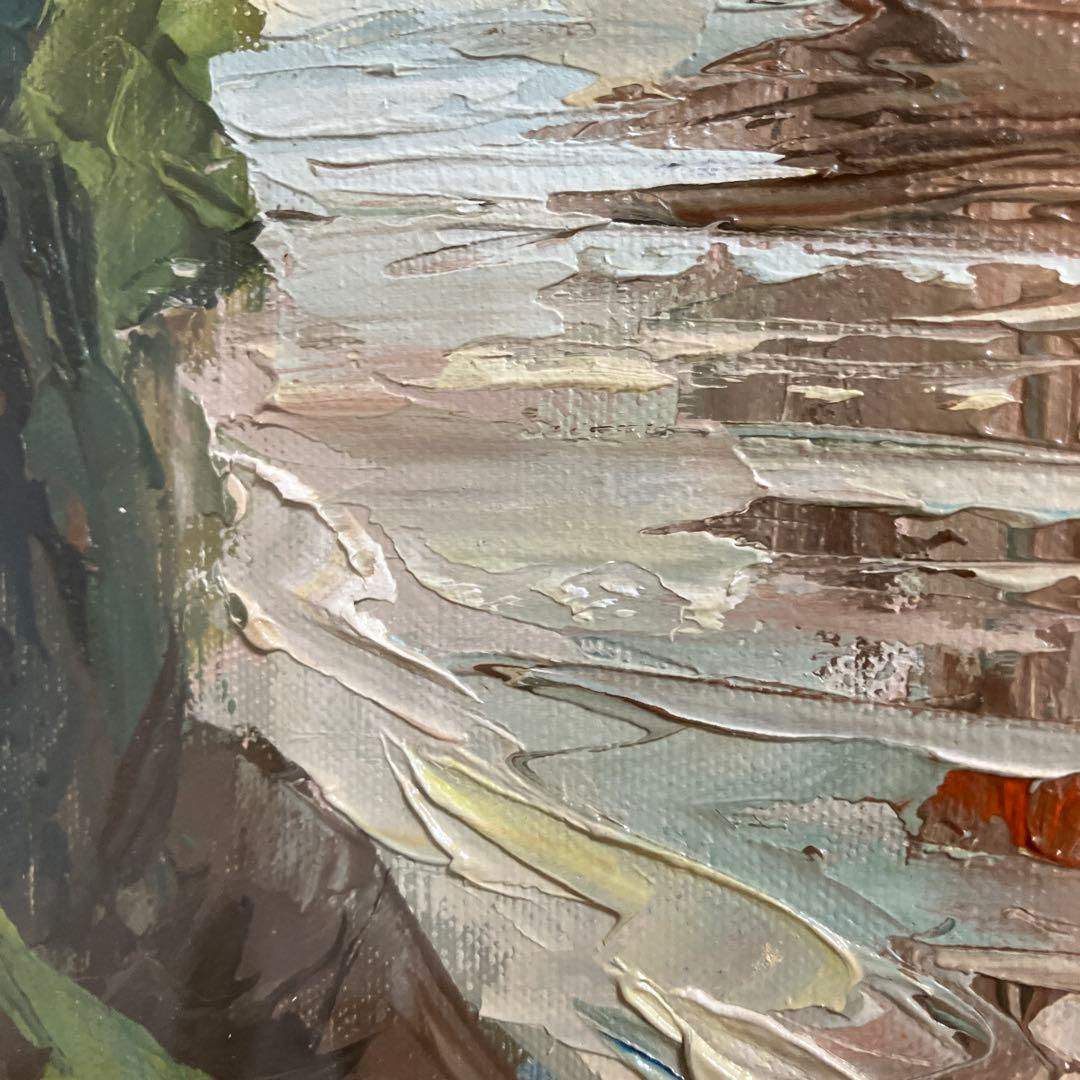 アンドレプティ油彩画 風景画5Ｆサイン入り