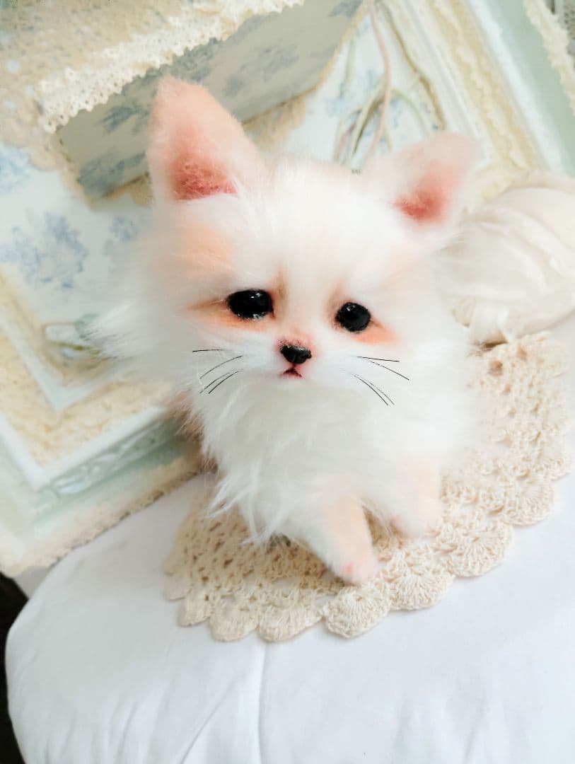 ベビー♡赤ちゃんきつね♡飼ってみませんか❤アートドール♡ぬいぐるみ♡