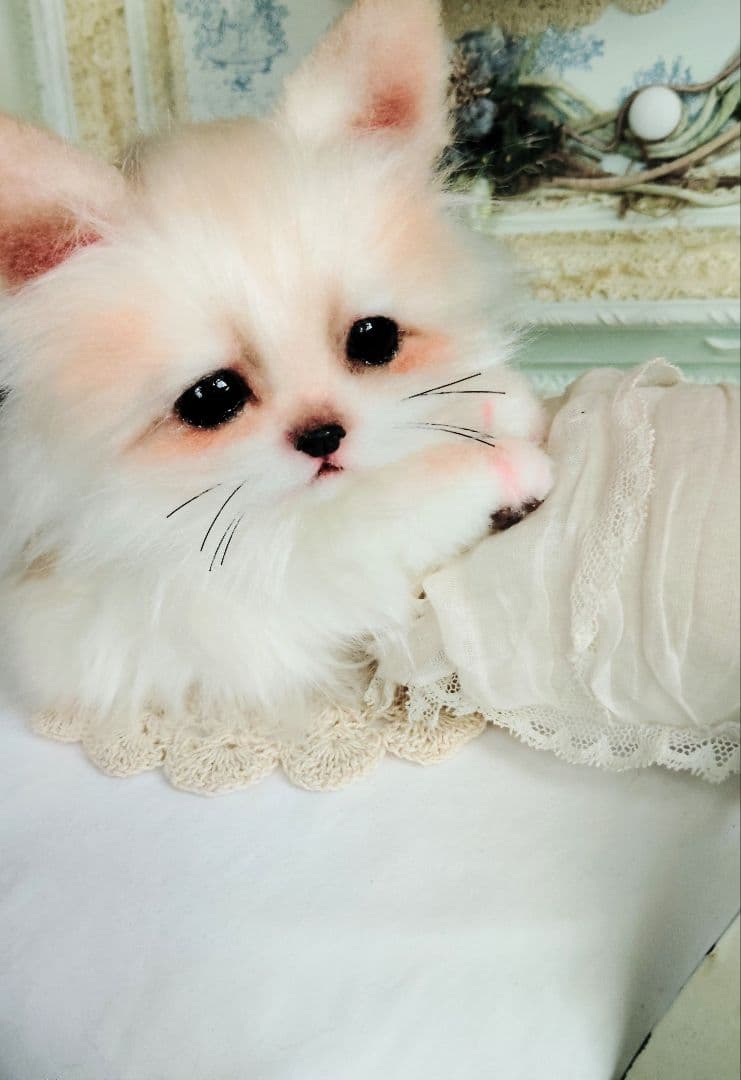 ベビー♡赤ちゃんきつね♡飼ってみませんか❤アートドール♡ぬいぐるみ♡