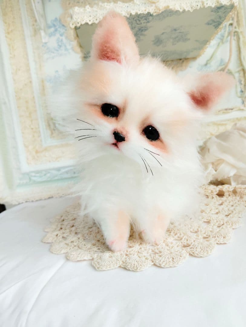 ベビー♡赤ちゃんきつね♡飼ってみませんか❤アートドール♡ぬいぐるみ♡