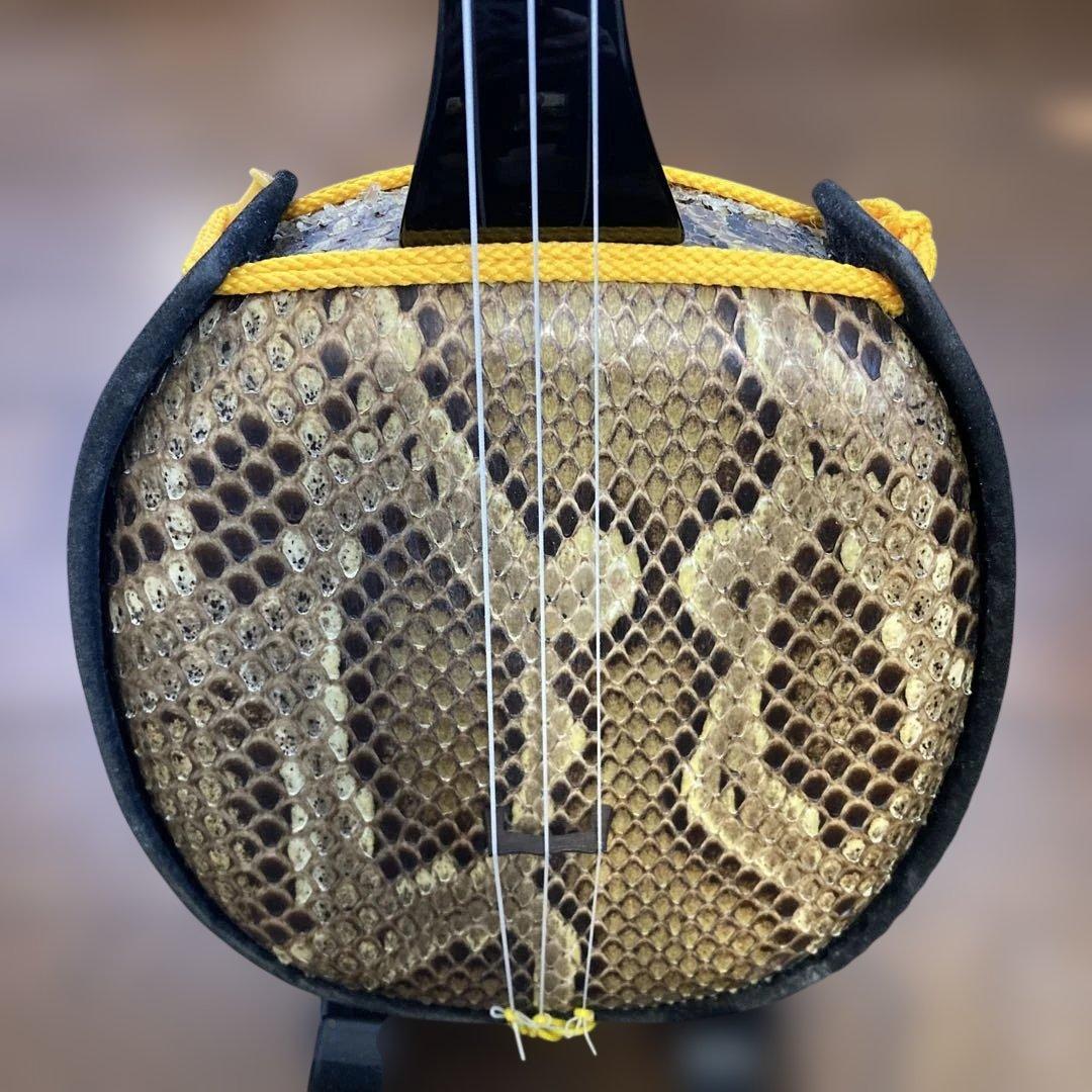 蛇皮強化張り三線本体