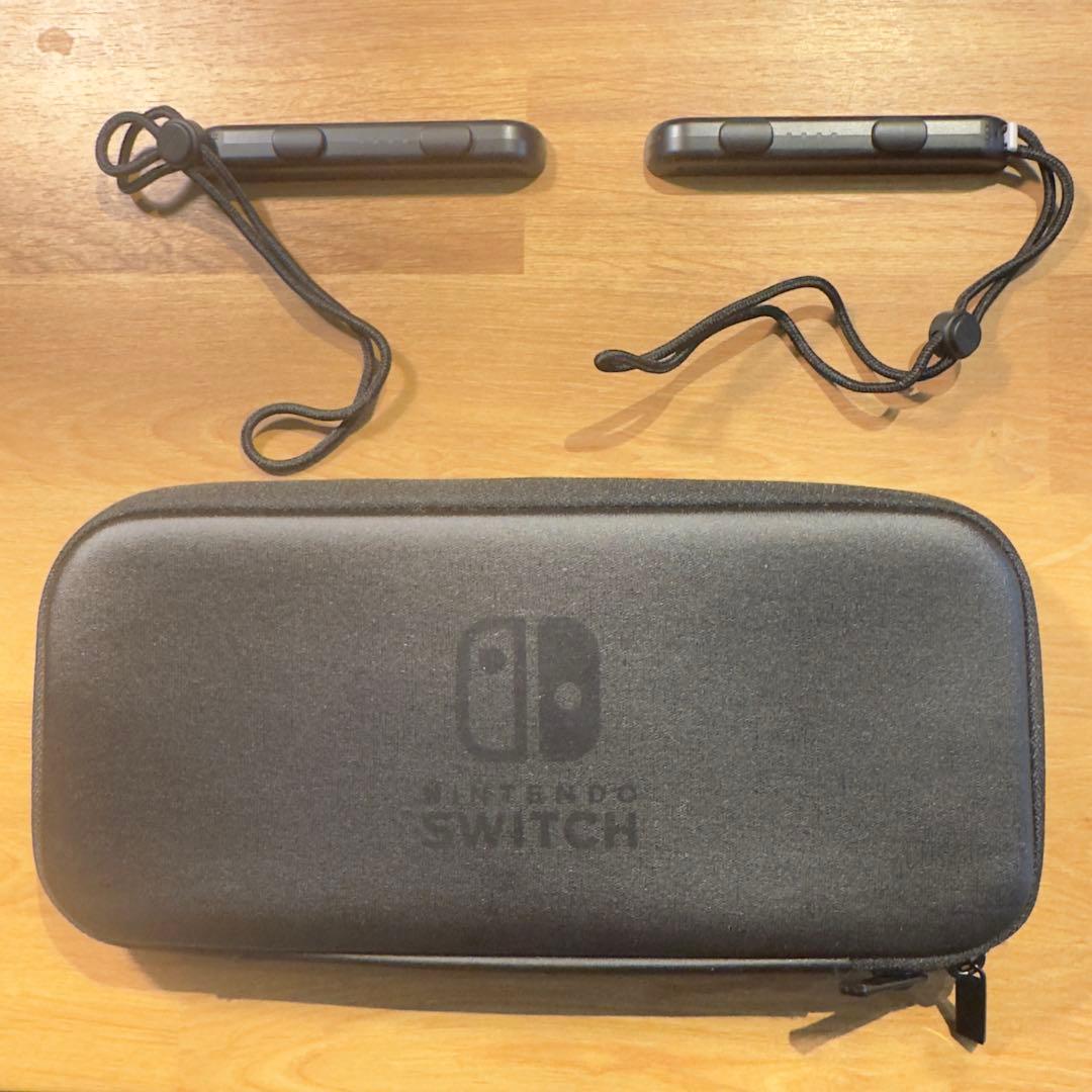 Nintendo Switch 本体 グレー ジョイコン、ソフトケース付き