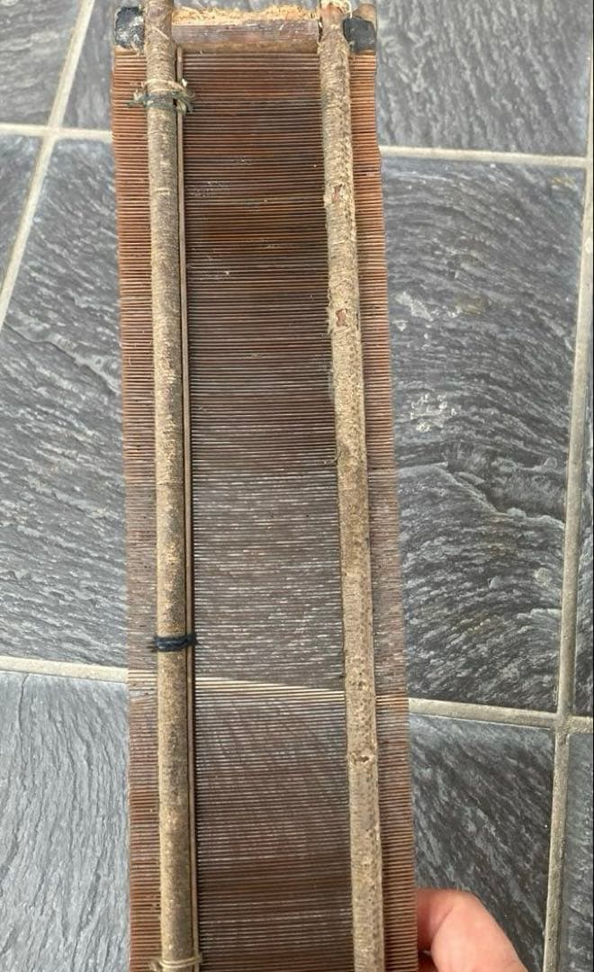 竹筬　竹細工　民芸品　古民具　アンティーク　ビンテージ　古道具　機織り　時代物