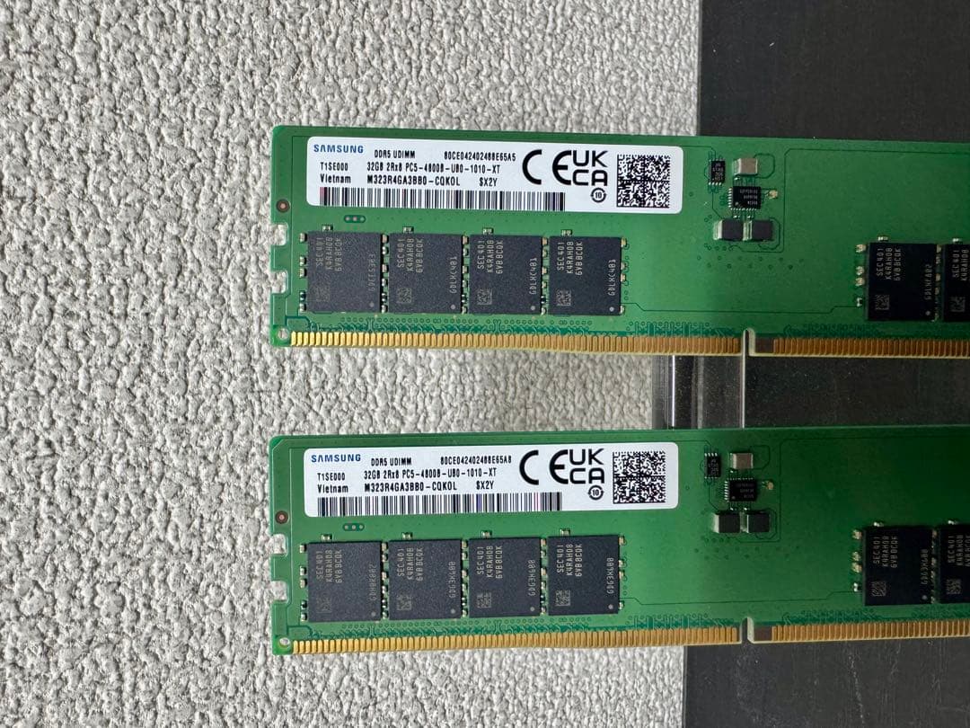 メモリーSAMSUNG DDR5 4800MHz 64GB (32GBx2)