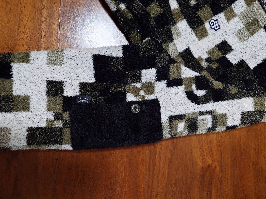 PEARLY GATES 裏地付きニットブルゾン防風保温