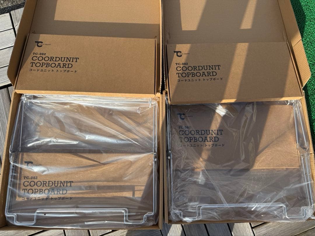 TOKYO CRAFTS コードユニット　テーブルセット　スタンド2台天板4枚