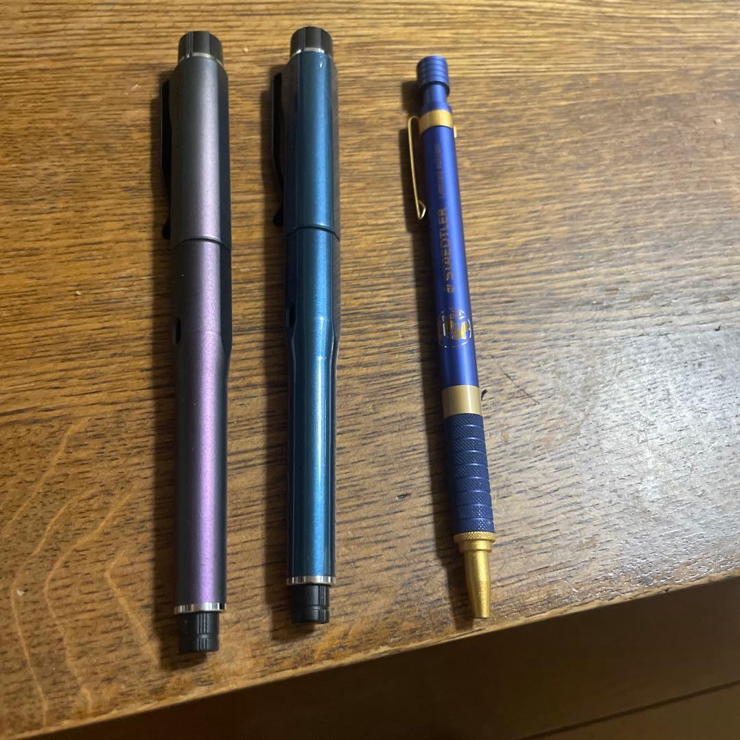 クルトガダイブ　2本　ステッドラー92535ロイヤルブルー　ボールペン　セット