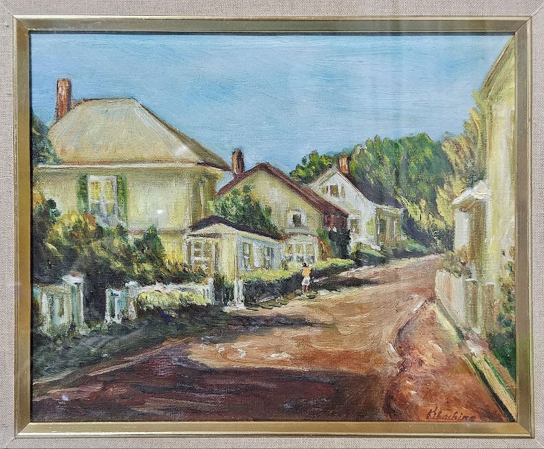 【真筆保証❗】 岡喜八郎筆　F3号　油彩　肉筆　光風会会員　日展会友　額装