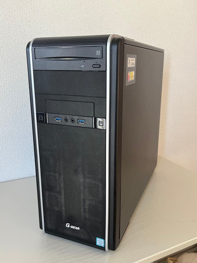 ゲーミングPC/i7 7700/500GB/GTX1080/G-GEAR