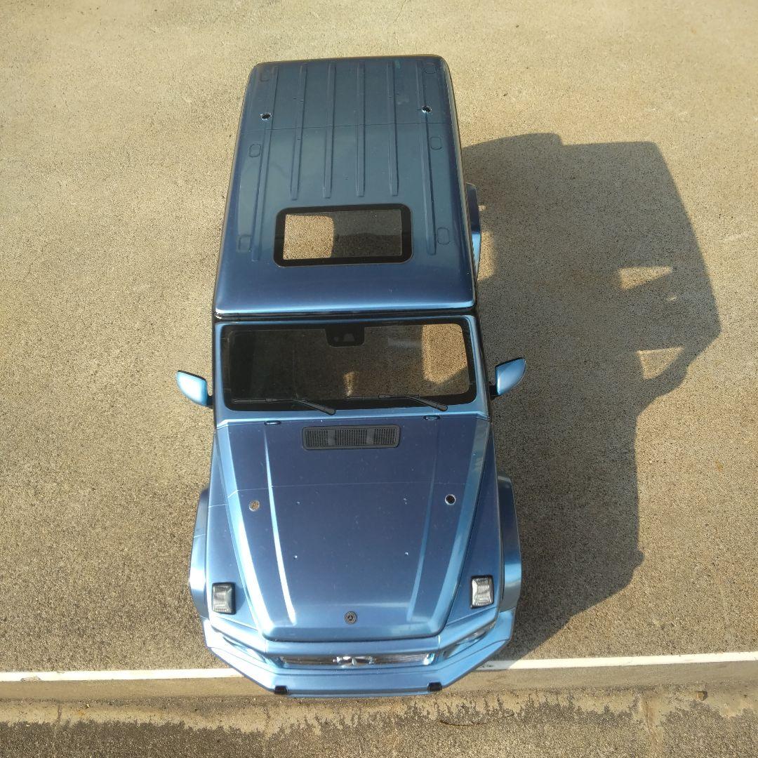 タミヤラジコンＣＣー０１用スペアボディ メルセデス・ベンツ Gクラス 青