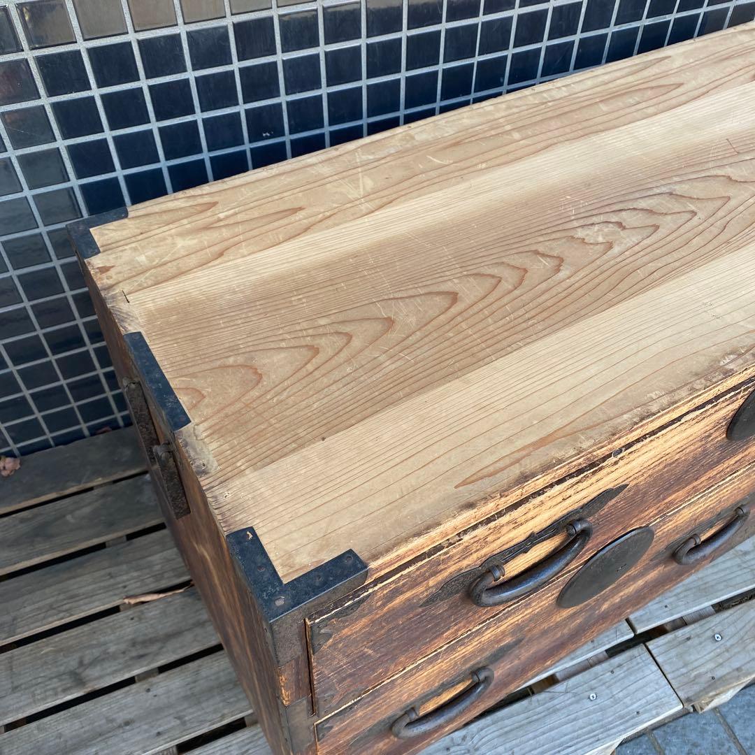 時代物 桐箪笥 時代金具 店舗什器 骨董品 古民家 蔵出し アンティーク