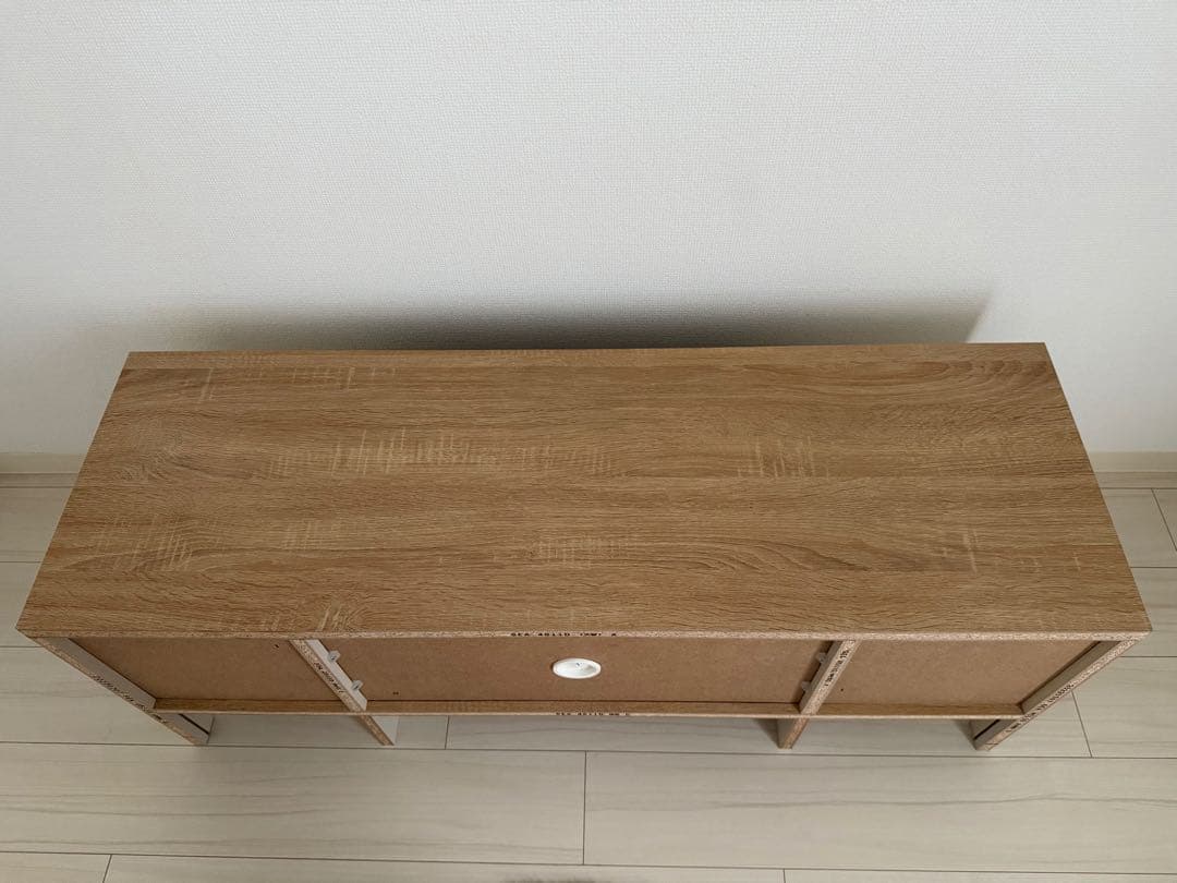 【お値下げ中】ニトリ テレビ台 ローボードマリーナ ホワイト ナチュラルウッド